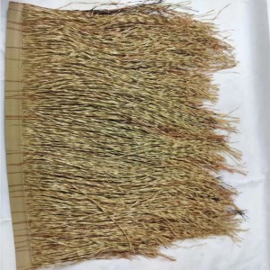 Artificial thatch Villa roof    Price: $2.3- $2.5.  Sales: 3000000 square meter ，  First order sample free of charge   AT-001