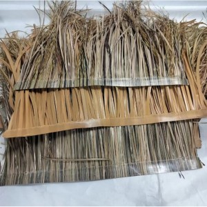 Artificial thatch Villa roof    Price: $2.3- $2.5.  Sales: 3000000 square meter ，  First order sample free of charge   AT-001